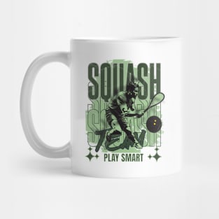 Squash player team,  play smart Mug